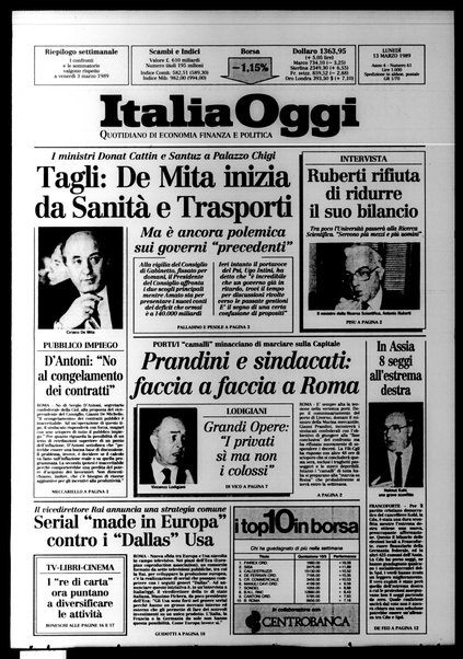 Italia oggi : quotidiano di economia finanza e politica